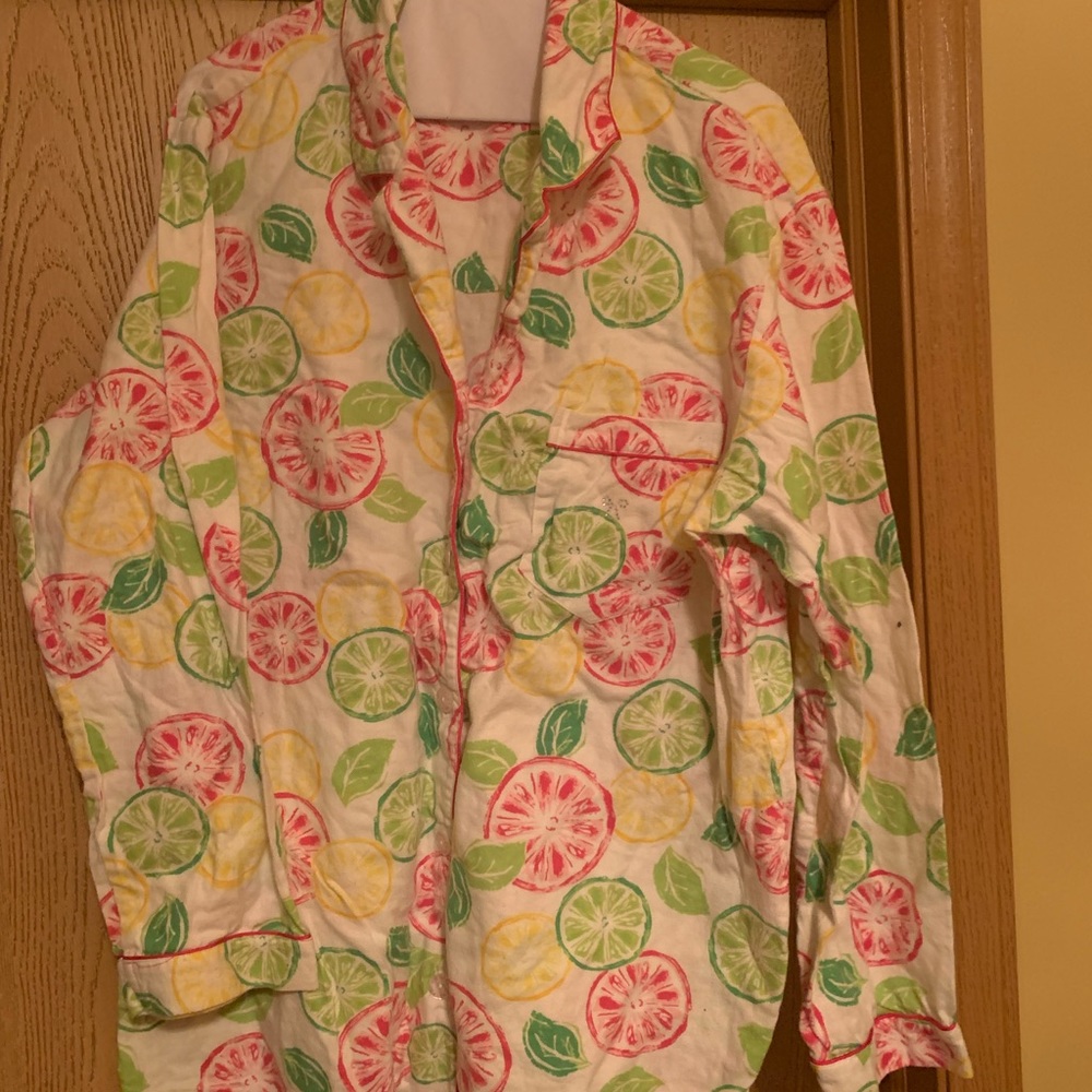 Victoria Secret Flannel Pajamas, Size L